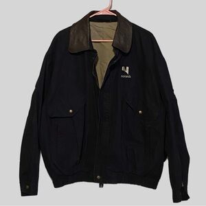Dunbrooke Navigator Leather Trim Bomber Jacket 3XL